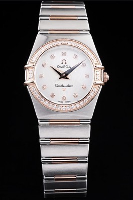 Omega Top Replica 8513 Stainless Steel Strap Constellation White Luxury Watch