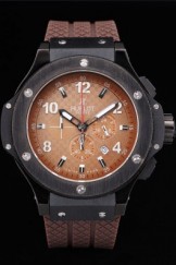 Hublot Top Replica 8174 Brown Rubber Strap Big Bang Luxury Watch 33
