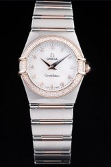 Silver Top Replica 8508 Stainless Steel Strap Swiss Constellation Luxury Watch