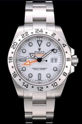 Rolex Explorer Top Replica 9162 Stainless Steel Bezel White Dial Tachymeter