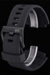 Bell & Ross Black Rubber Bracelet 622483
