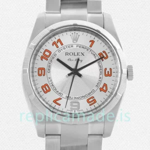 Rolex Air-king 114210SAO 36mm Men's Silver Dial