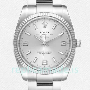 Rolex Air-king Men's 114234SSO 36mm Oyster Bracelet Silver-tone