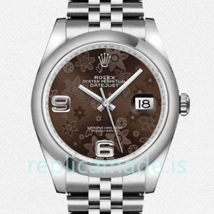 Rolex Datejust 116200BFAJ 36mm Men's Automatic Bronze Floral Dial