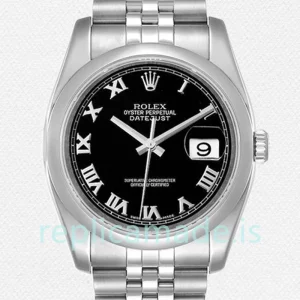 Rolex Datejust Men's 116200BKRJ 36mm Black Dial Automatic