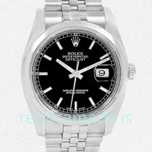 Rolex Datejust Men's 116200BKSJ 36mm Automatic Jubilee Bracelet