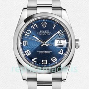 Rolex Datejust 36mm 116200BLCAO Men's Silver-tone