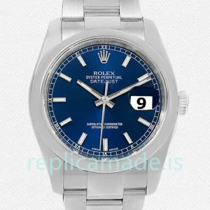 Rolex Datejust 36mm 116200BLSO Men's Automatic Silver-tone