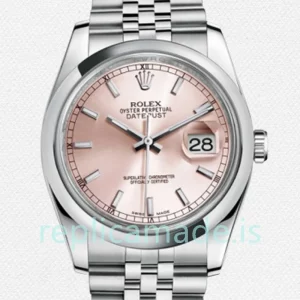 Rolex Datejust 36mm Men's 116200PSJ Jubilee Bracelet Silver-tone