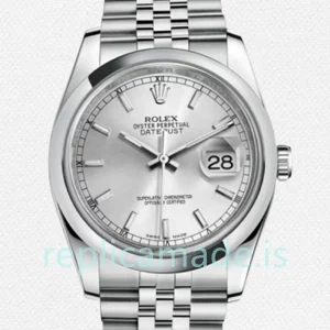 Rolex Datejust Men's 116200SSJ 36mm Silver-tone