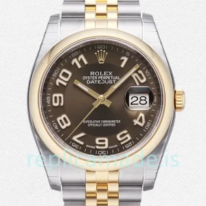 Rolex Datejust 36mm Men's 116203BRAJ Jubilee Bracelet Automatic