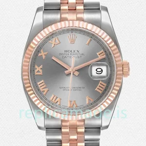 Rolex Datejust 36mm Men's 116231-0087 Grey Dial