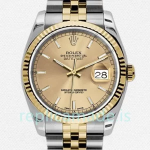 Rolex Datejust Men's 36mm 116233-CSJ Champagne Dial Automatic
