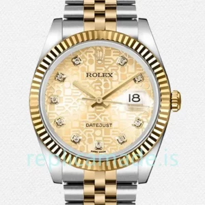 Rolex Datejust Men's 36mm 116233CJDJ Jubilee Bracelet Black Dial
