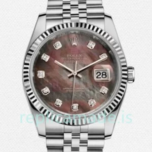 Rolex Datejust 116234BKMDJ Men's 36mm Bracelet