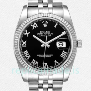 Rolex Datejust Men's 116234BKRJ 36mm Automatic