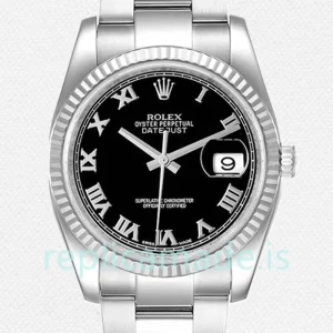 Rolex Datejust 36mm Men's 116234BKRO Black Dial Automatic