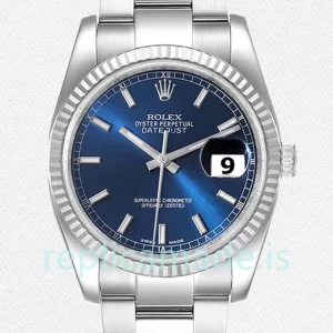 Rolex Datejust 116234BLSO 36mm Men's Oyster Bracelet