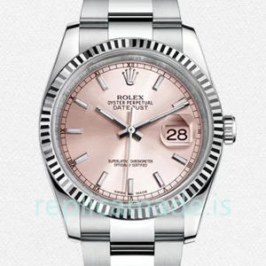 Rolex Datejust 36mm Men's 116234-0120 Pink Dial