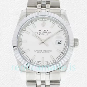 Rolex Datejust Men's 41mm 116234WSJ Silver-tone White Dial