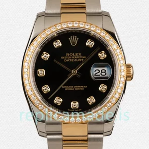 Rolex Datejust Men's 116243BKDO 36mm Black Dial
