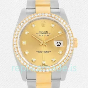 Rolex Datejust Men's 36mm 116243CDO Champagne Dial