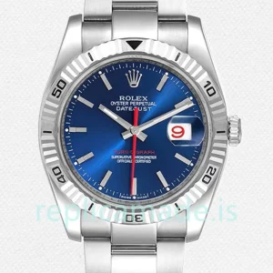 Rolex Datejust Turn-o-graph Men's 36mm 116264 Automatic Silver-tone