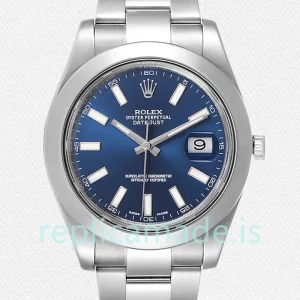 Rolex Datejust 41mm Men's 116300BLSO Blue Dial