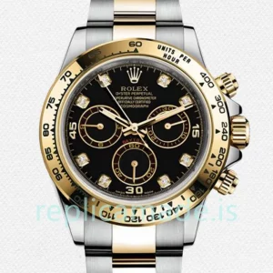 Rolex Daytona 40mm 116503BKDO Men's Silver-tone Black Dial
