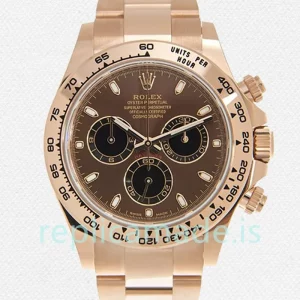 Rolex Daytona m116505-0013 Men's 40mm Brown Dial Rose Gold-tone