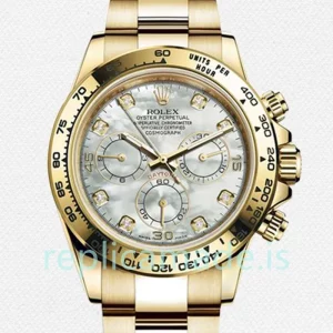 Rolex Daytona 116508WMDO Men's 40mm White Mother of Pearl Dial