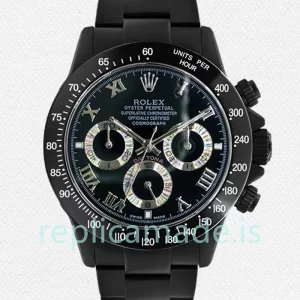 Rolex Daytona 40mm Men's 116520 Black-tone Oyster Bracelet