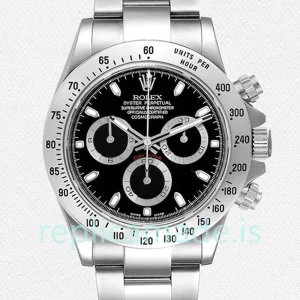 Rolex Daytona 116520BKSO 40mm Men's Silver-tone