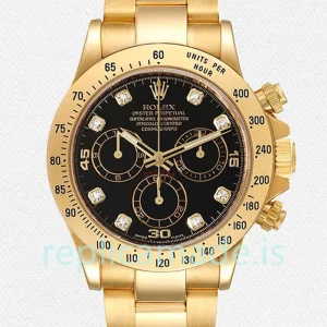 Rolex Daytona 40mm Men's 116528 Oyster Bracelet Gold-tone
