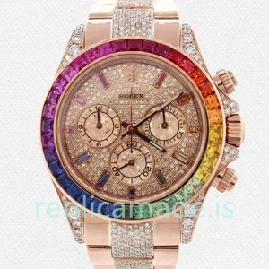 Rolex Daytona 40mm Men's 116595RBOW-0002 Automatic Rose Gold-tone