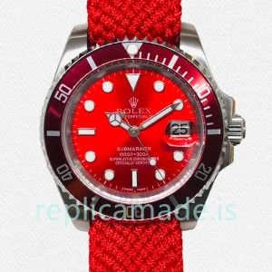 Rolex Submariner Men's 40mm 116610Coke Automatic Knitted Strap
