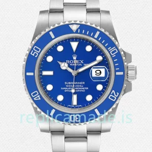 Rolex Submariner Men's 40mm 116619LB-97209 Bracelet Silver-tone