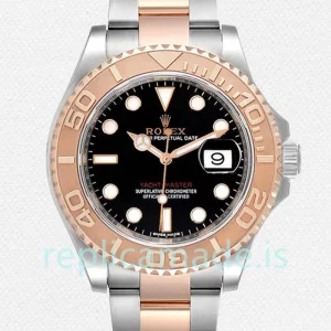 Rolex Yacht-master 40mm Men's 116621-0002 Silver-tone Black Dial