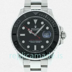 Rolex Yacht-master 40mm 116622BKSO Men's Black Dial Silver-tone