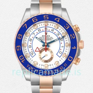 Rolex Yacht-master Men's 44mm 116681-78211 White Dial Oyster Bracelet