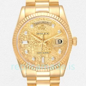 Rolex Day-Date Men's 118238CJDP 36mm Jubilee Bracelet