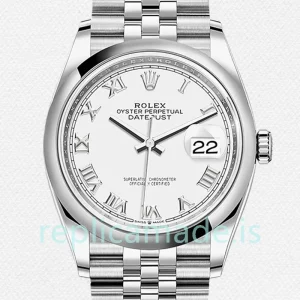 Rolex Datejust Men's m126200-0007 36mm Silver-tone Automatic
