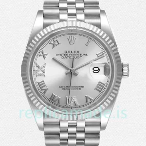 Rolex Datejust m126234-0029 Ladies 36mm Jubilee Bracelet Silver-tone