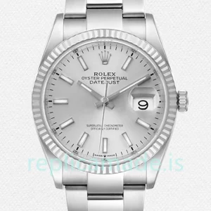 Rolex Datejust 126234SSO Men's 36mm Oyster Bracelet Silver Dial