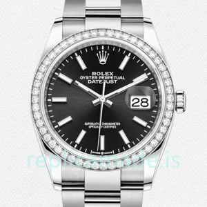 Rolex Datejust 36mm m126284rbr-0008 Ladies Automatic Silver-tone