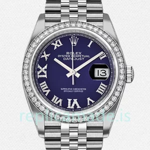 Rolex Datejust m126284rbr-0013 36mm Ladies Blue Dial