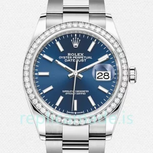 Rolex Datejust 36mm m126284rbr-0010 Ladies Silver-tone