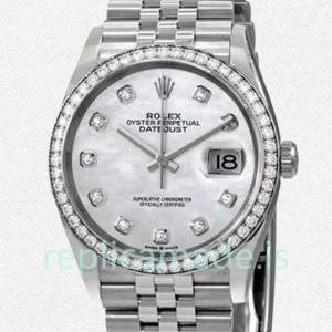 Rolex Datejust m126284rbr-0011 36mm Ladies Silver-tone