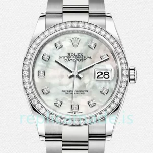 Rolex Datejust Ladies m126284rbr-0012 36mm Silver-tone