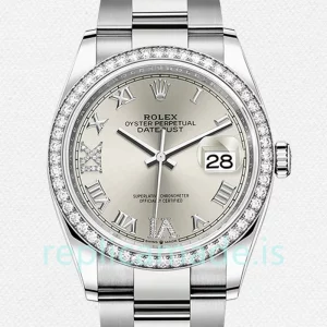 Rolex Datejust 36mm m126284rbr-0022 Ladies Automatic Oyster Bracelet